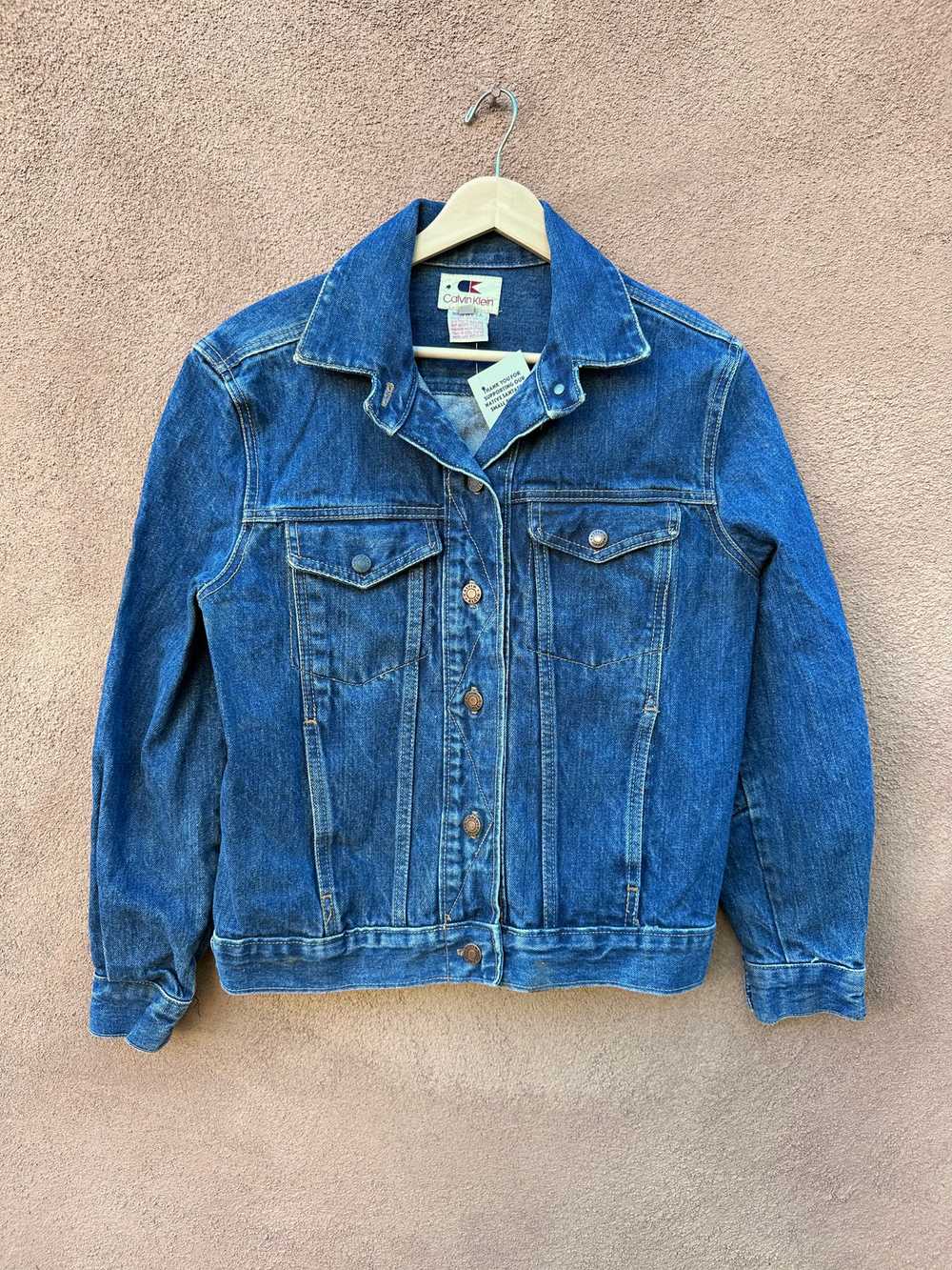 1970's Calvin Klein Denim Trucker Jacket - Gem