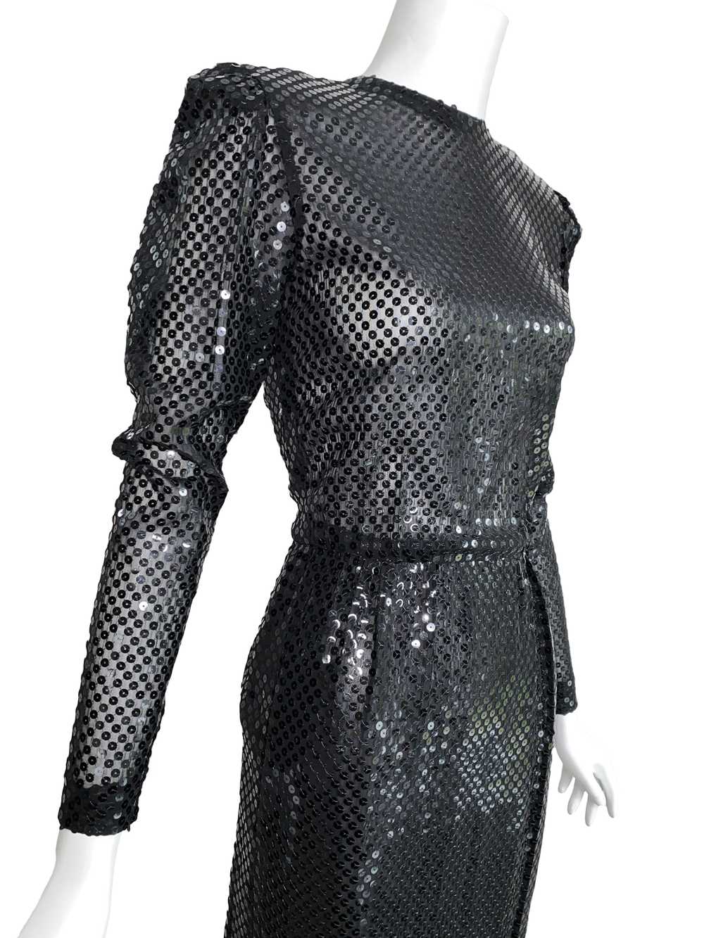 Givenchy Boutique 1970s Sequin Midi Dress - image 2