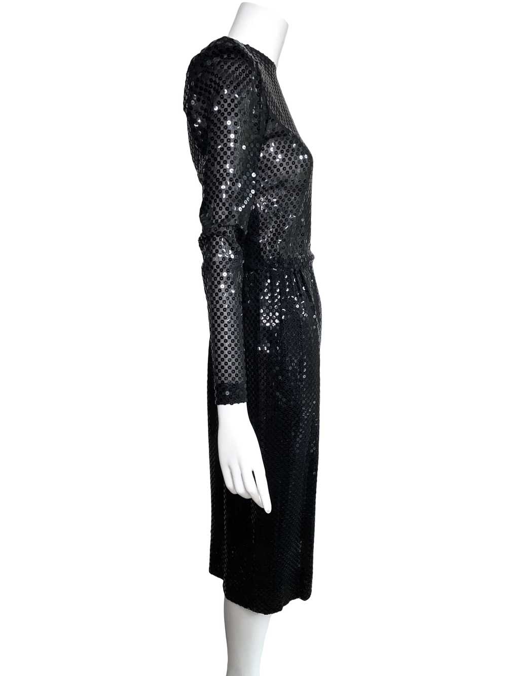 Givenchy Boutique 1970s Sequin Midi Dress - image 3