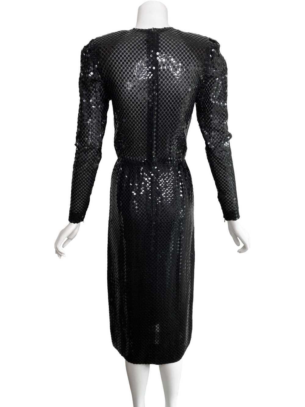Givenchy Boutique 1970s Sequin Midi Dress - image 5
