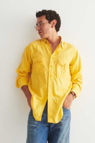 Canary Cotton Button Down