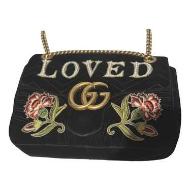 Gucci Marmont velvet clutch bag