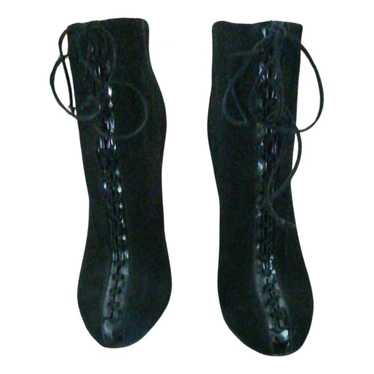 Alaïa Leather lace up boots - image 1