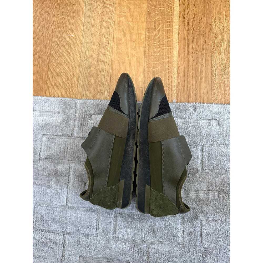 Balenciaga Race leather low trainers - image 4