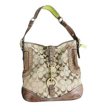Handbag Signature Sufflette Coach Leather for woman