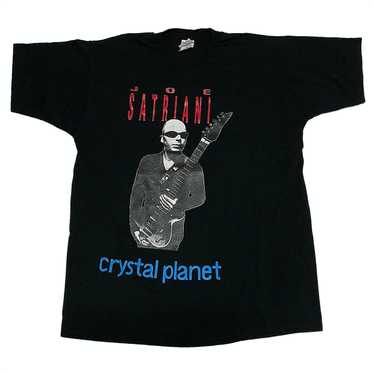 Vtg 1990 Joe Satriani Dreaming In A Blue World discount Concert T-Shirt Black XL 90s Classic Guitar Rock