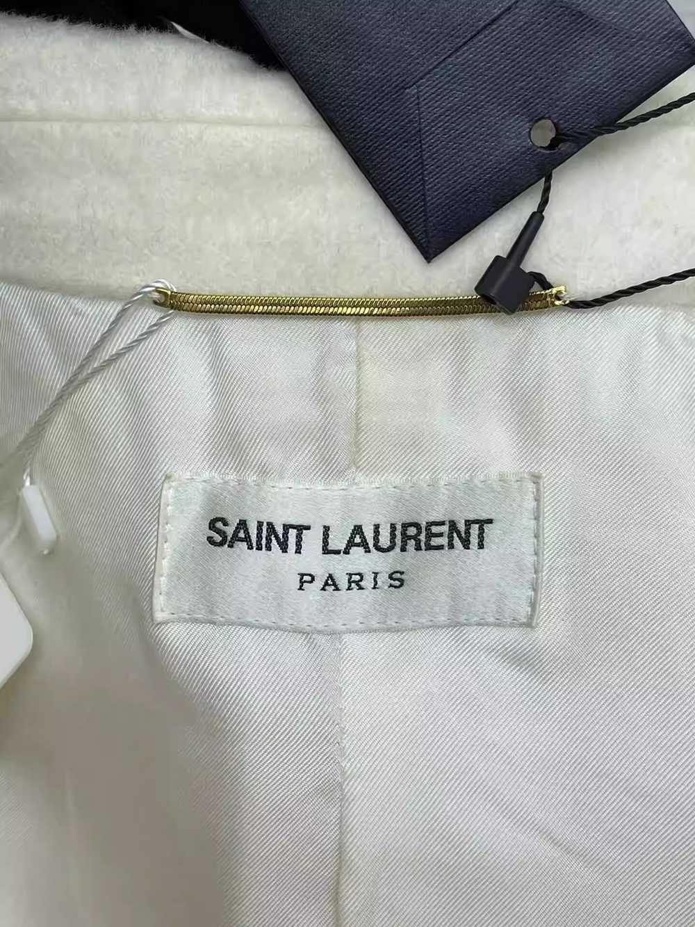 Saint Laurent Paris saint laurent White Double Br… - image 5