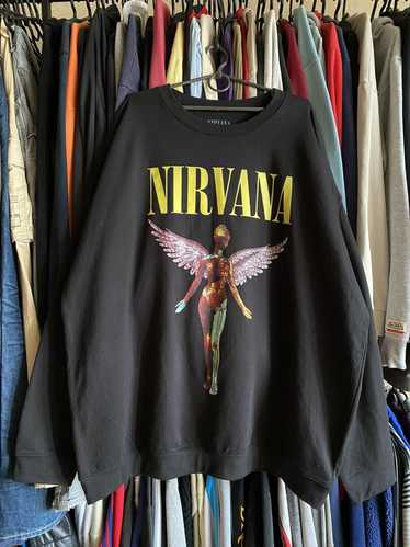 Nirvana × Vintage Nirvana sweatshirt over size big