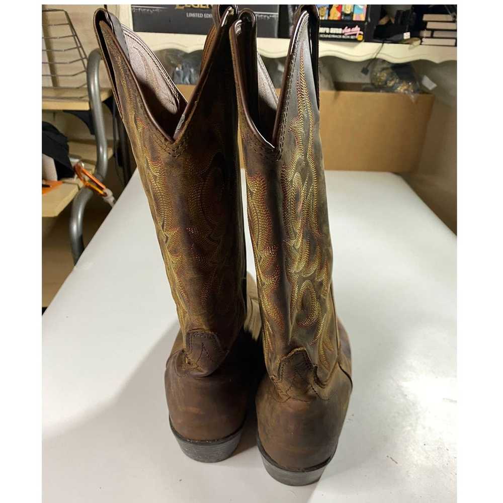 Justin Boots Justin Boots Brown Western Boots Men… - image 4