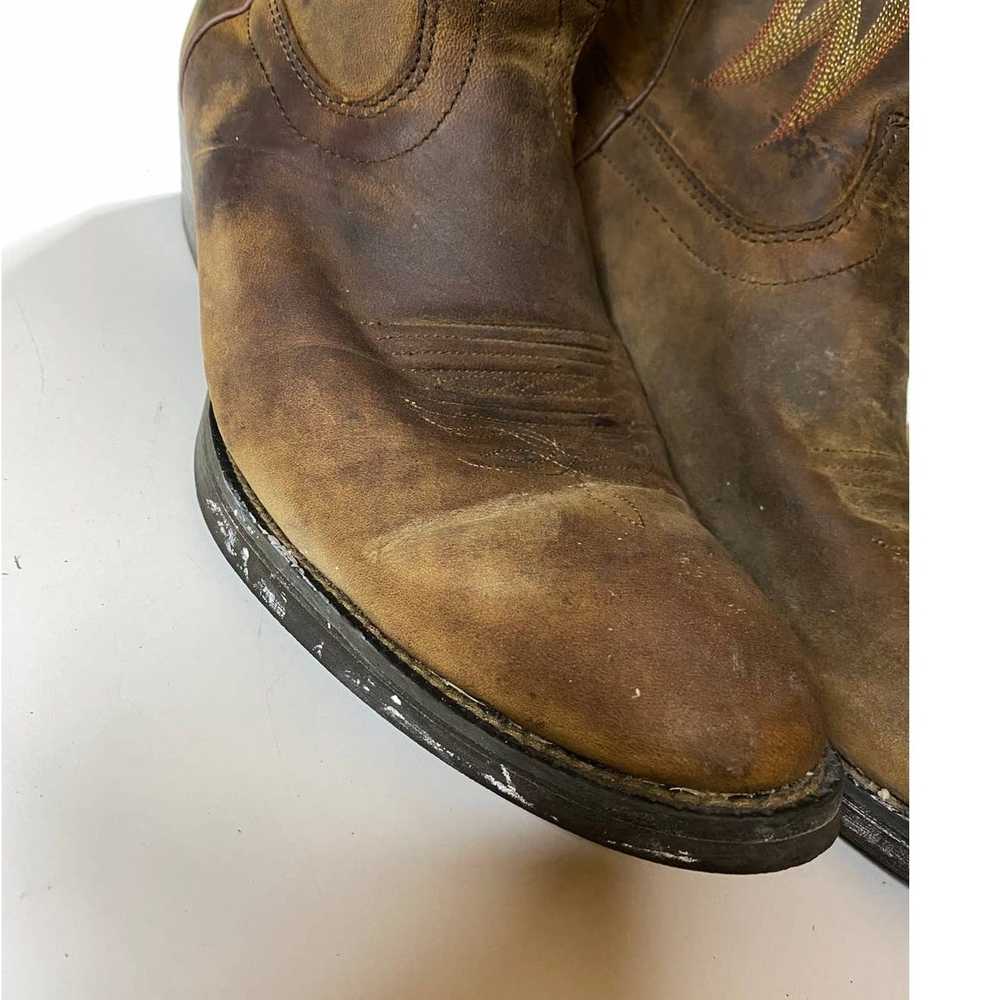 Justin Boots Justin Boots Brown Western Boots Men… - image 7