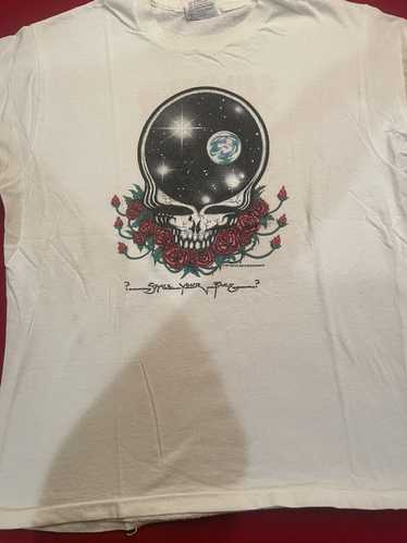 Music Vintage Bob Dylan and Grateful Dead Tee Shirt 1987 Size Small