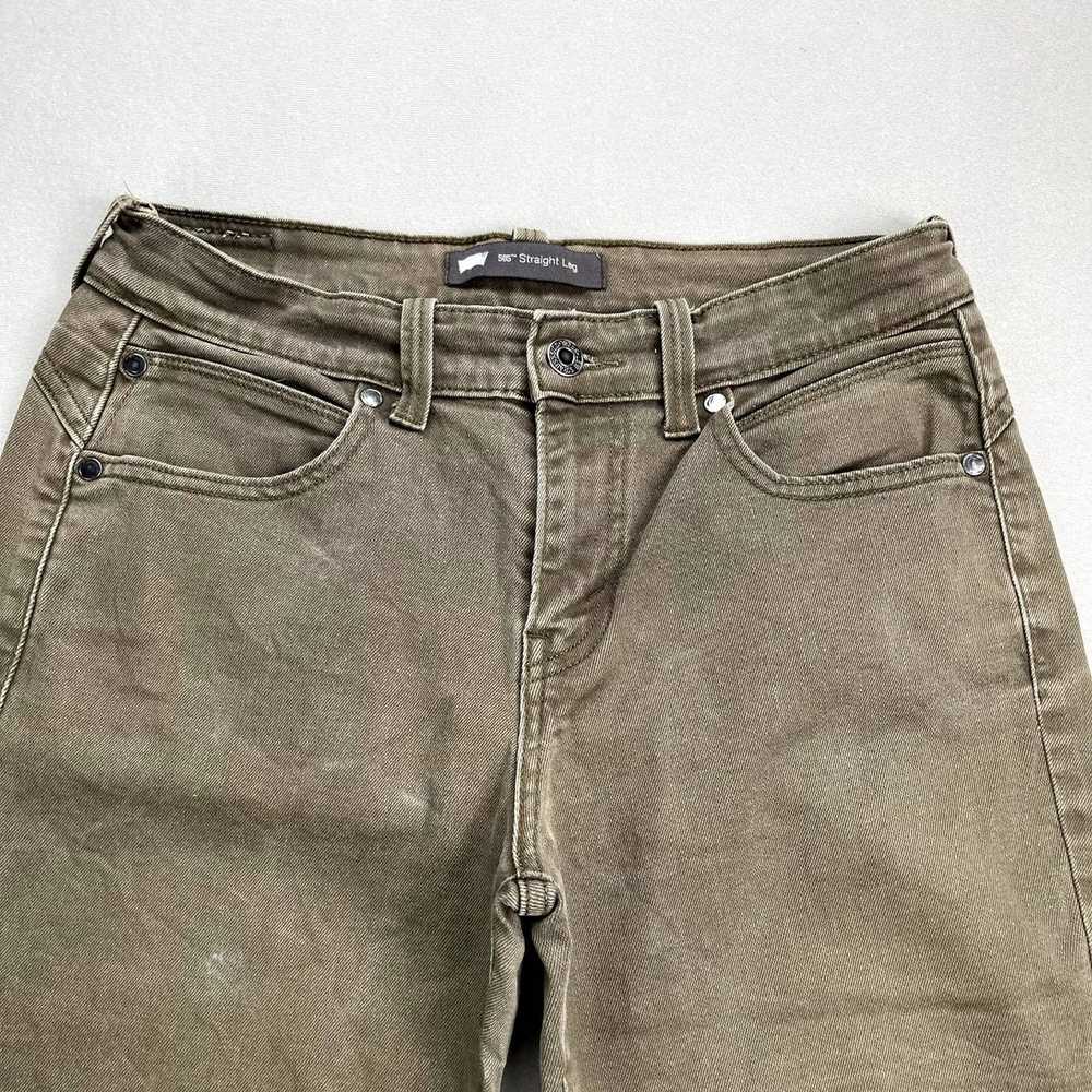 Levi's Levis 505 Jeans Womens 4 Brown Denim Regul… - image 5