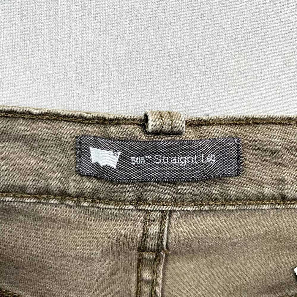 Levi's Levis 505 Jeans Womens 4 Brown Denim Regul… - image 7