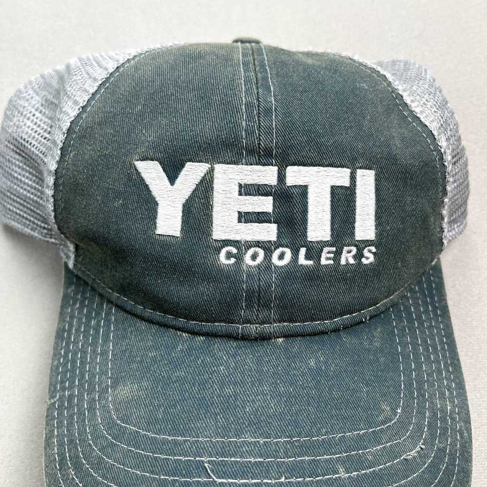 Yeti Yeti Coolers Hat Cap Snapback Trucker Green … - image 3