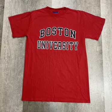 Boston University Vintage Back 2 Back Champs Hockey Tee – Streaker