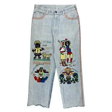 Hysteric Glamour 80's Embroidered Jeans - image 1