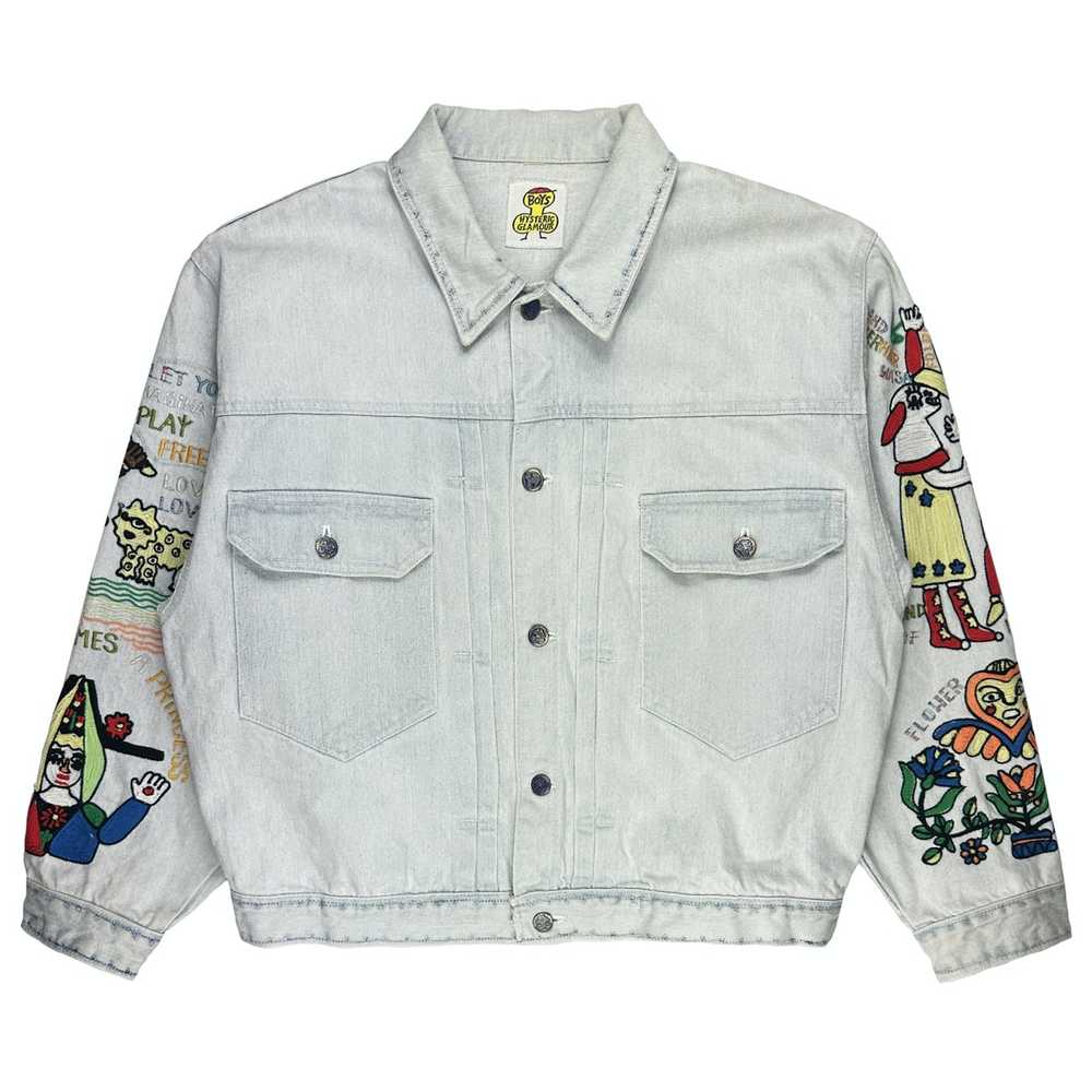 Hysteric Glamour 80's Embroidered Denim Jacket - image 1