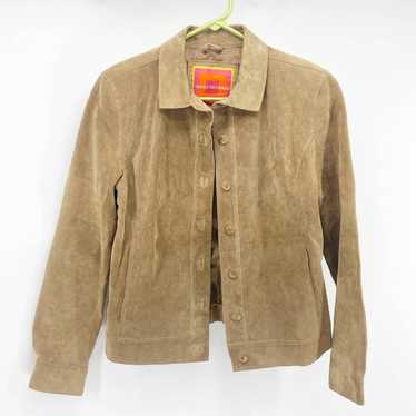 Isaac Mizrahi Issac Mizrahi suede fitted jacket li