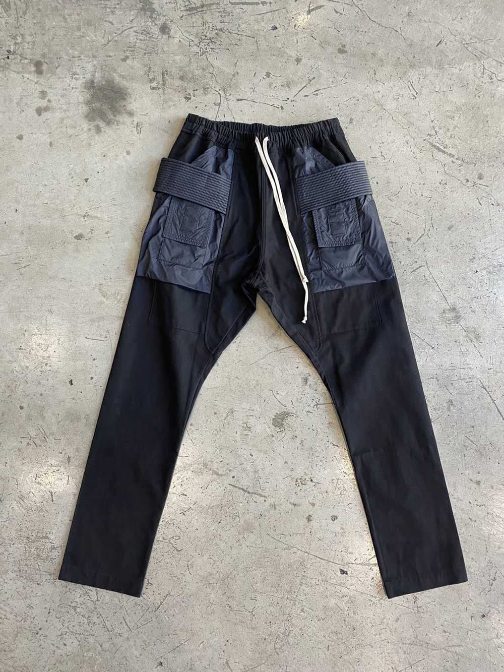 Rick Owens × Rick Owens Drkshdw Creatch cargos with n… - Gem