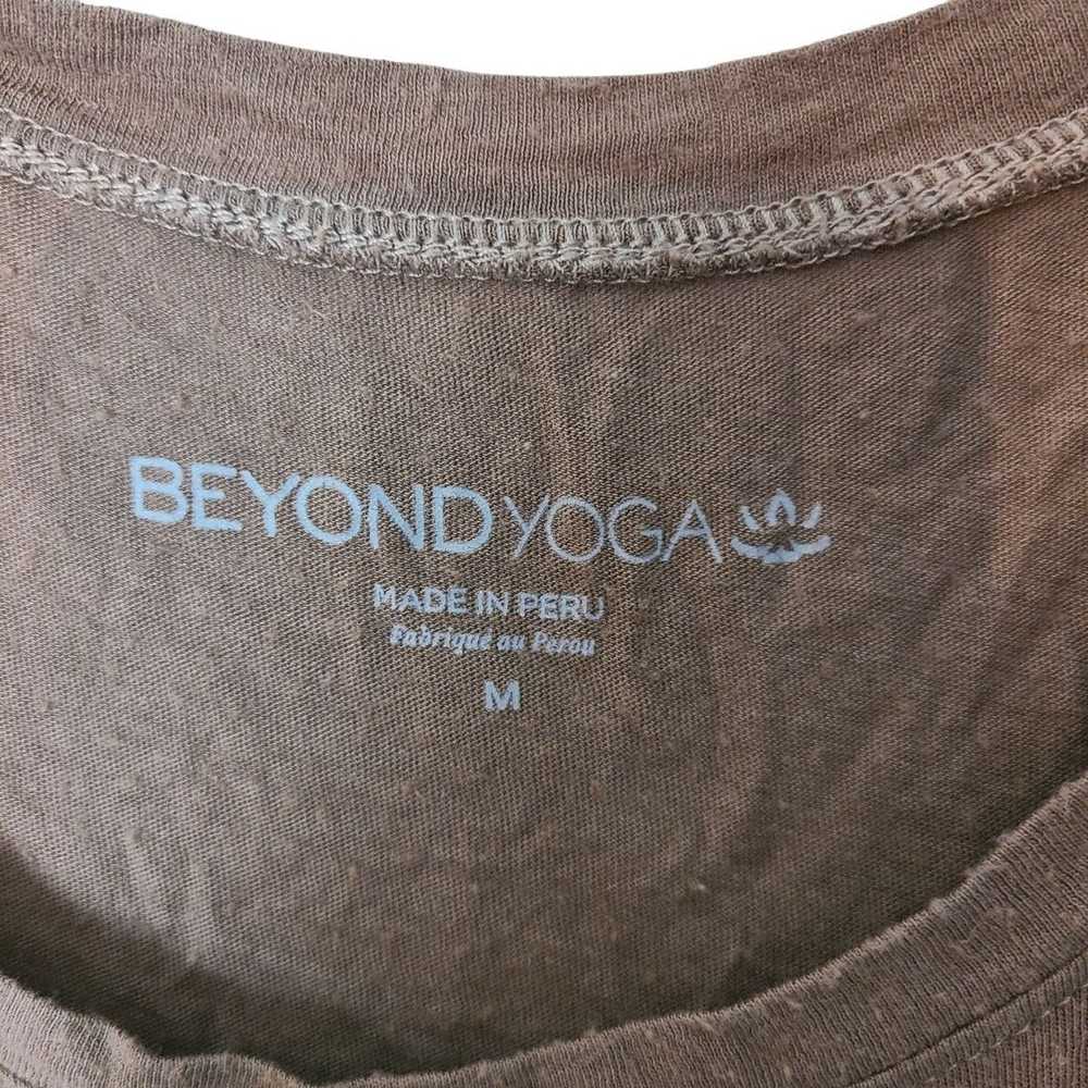 Beyond Yoga Beyond Yoga Womns M Brown Pima Cotton… - image 6