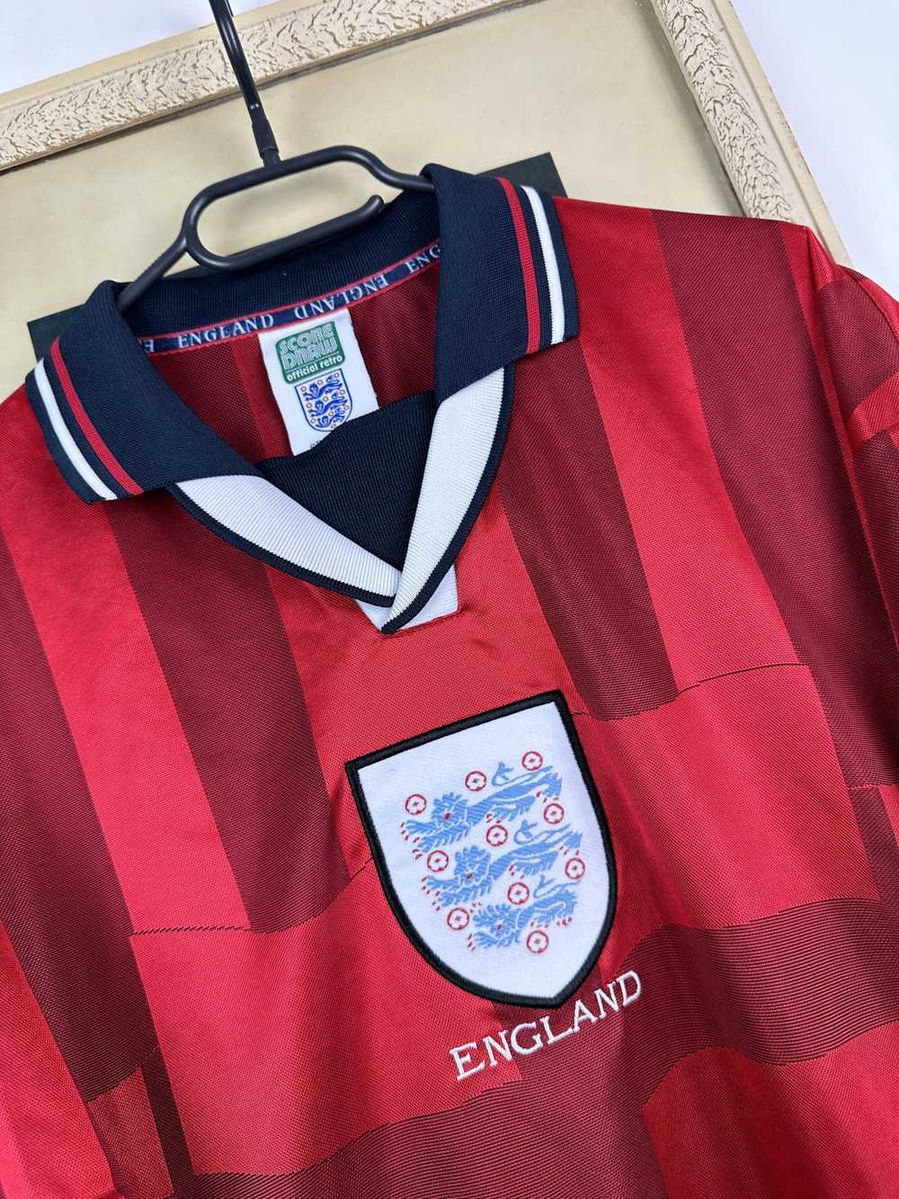 Rare × Soccer Jersey × Sportswear England footbal… - image 3