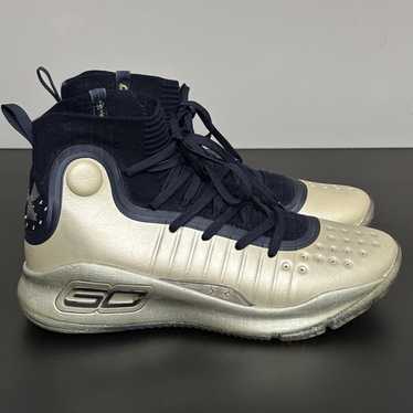 シューズ(男性用) Curry 4 \"MORE RINGS\". 28cm Amazon.com | Under Armour Curry 4 Retro - Men's (Gold/White