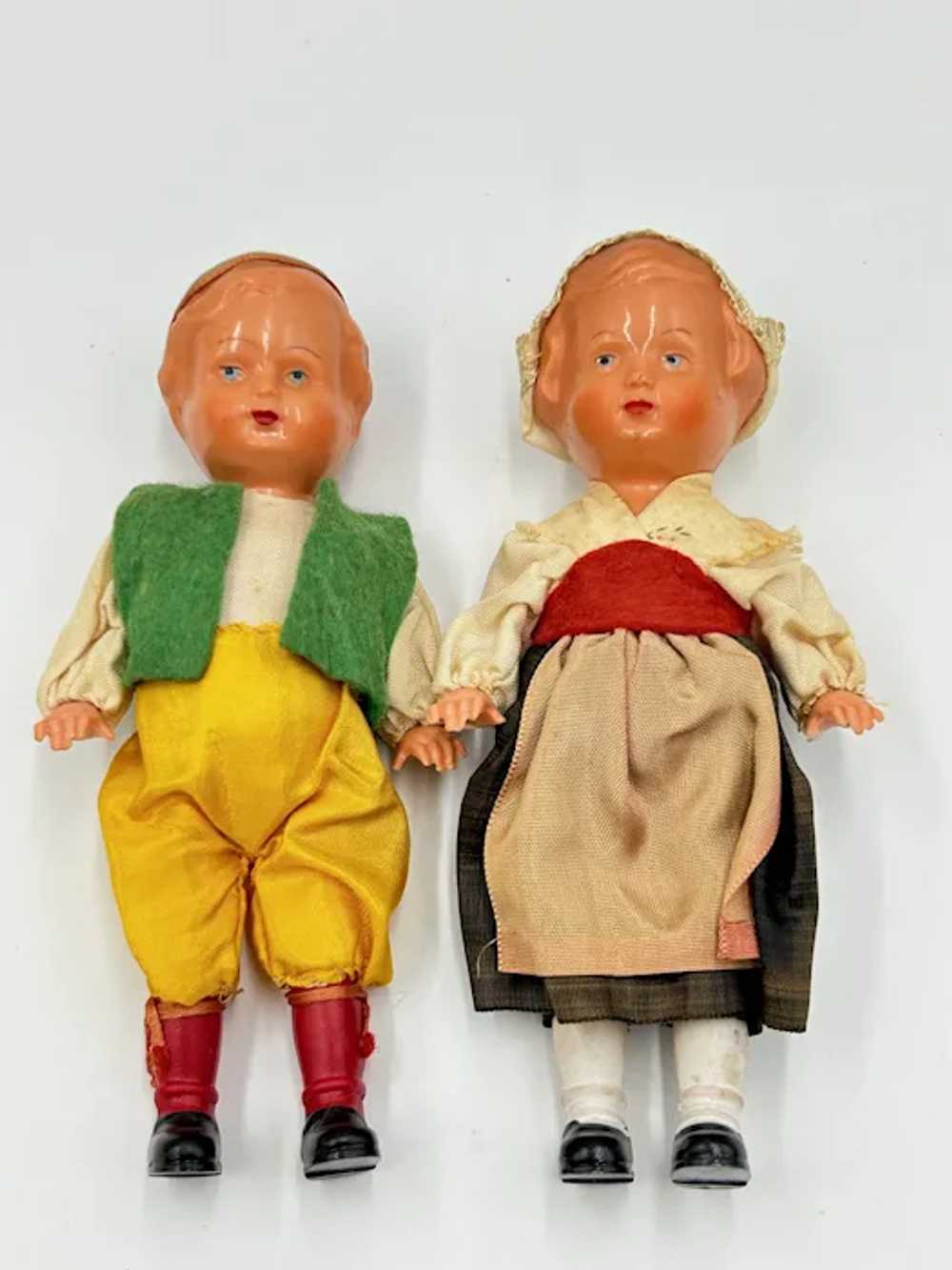 vintage girl boy dolls - Gem