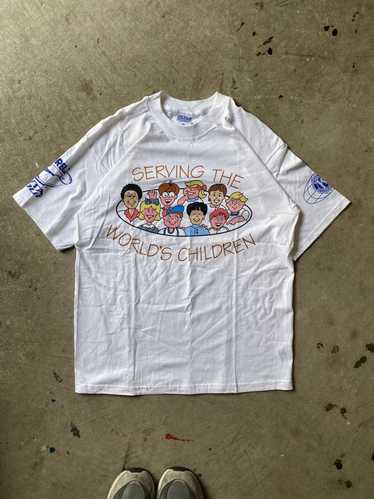 Art × Vintage Vintage 90s “worlds children” tee