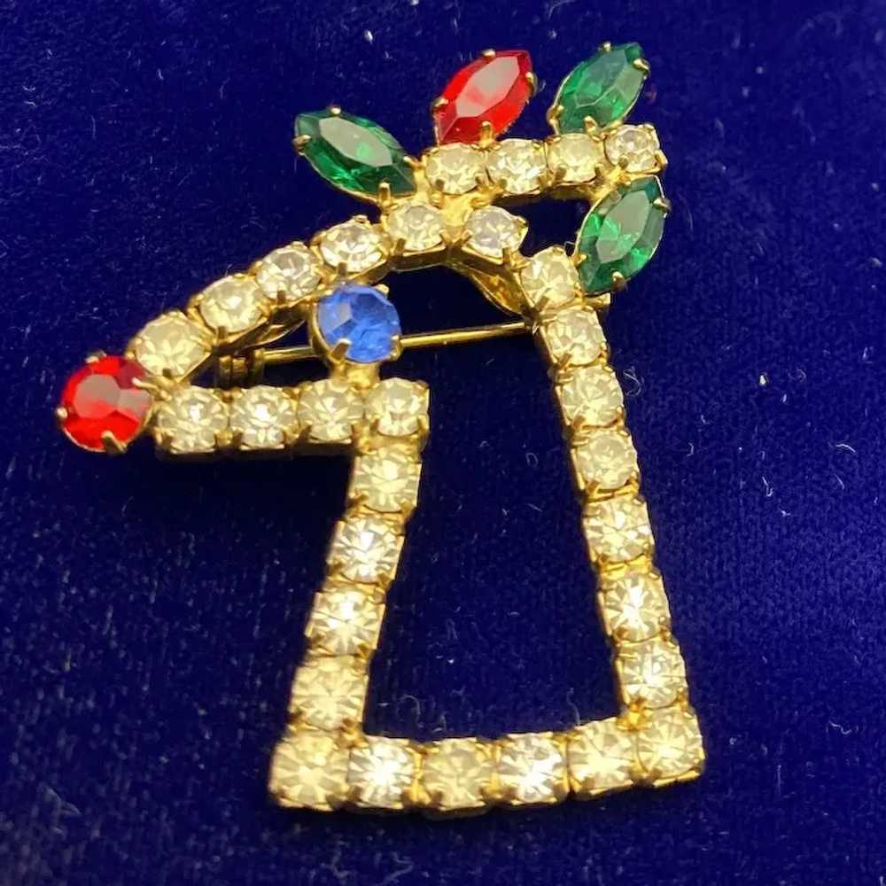 Rhinestone Outlined Rudolph the Red Nose Reindeer… - image 5
