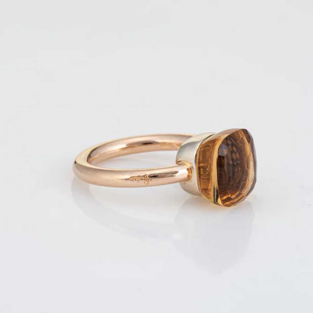 Pomellato Nudo Citrine Ring Classic 18 Karat Yell… - image 3