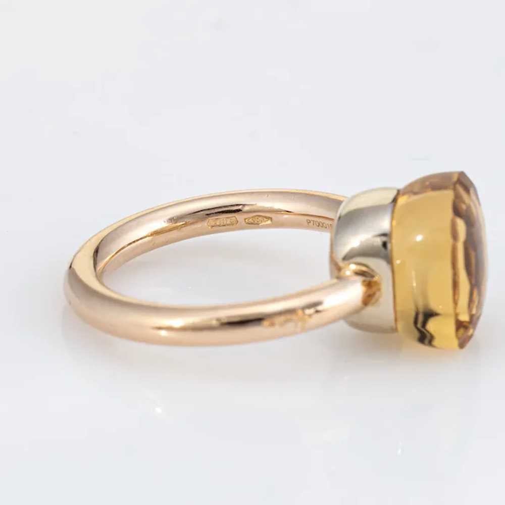 Pomellato Nudo Citrine Ring Classic 18 Karat Yell… - image 7