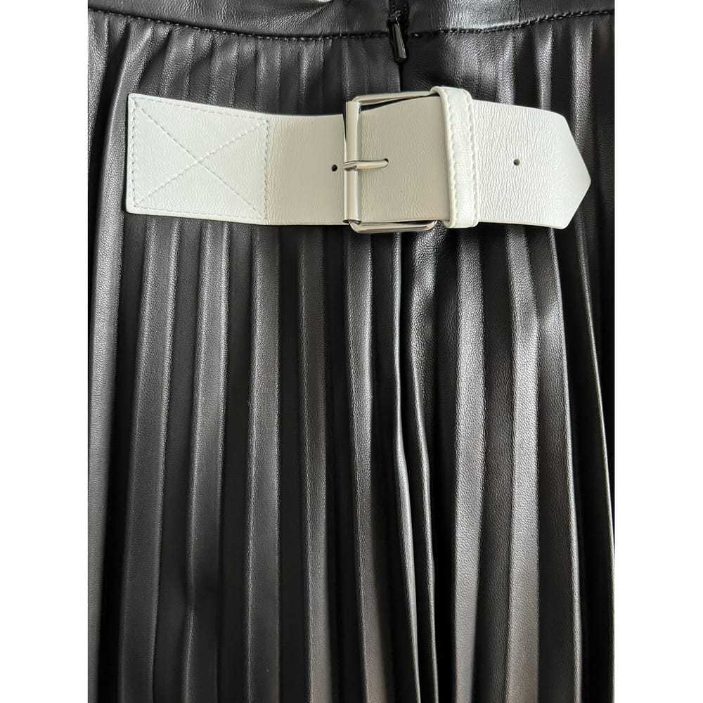 Helmut Lang Leather mid-length skirt - image 7