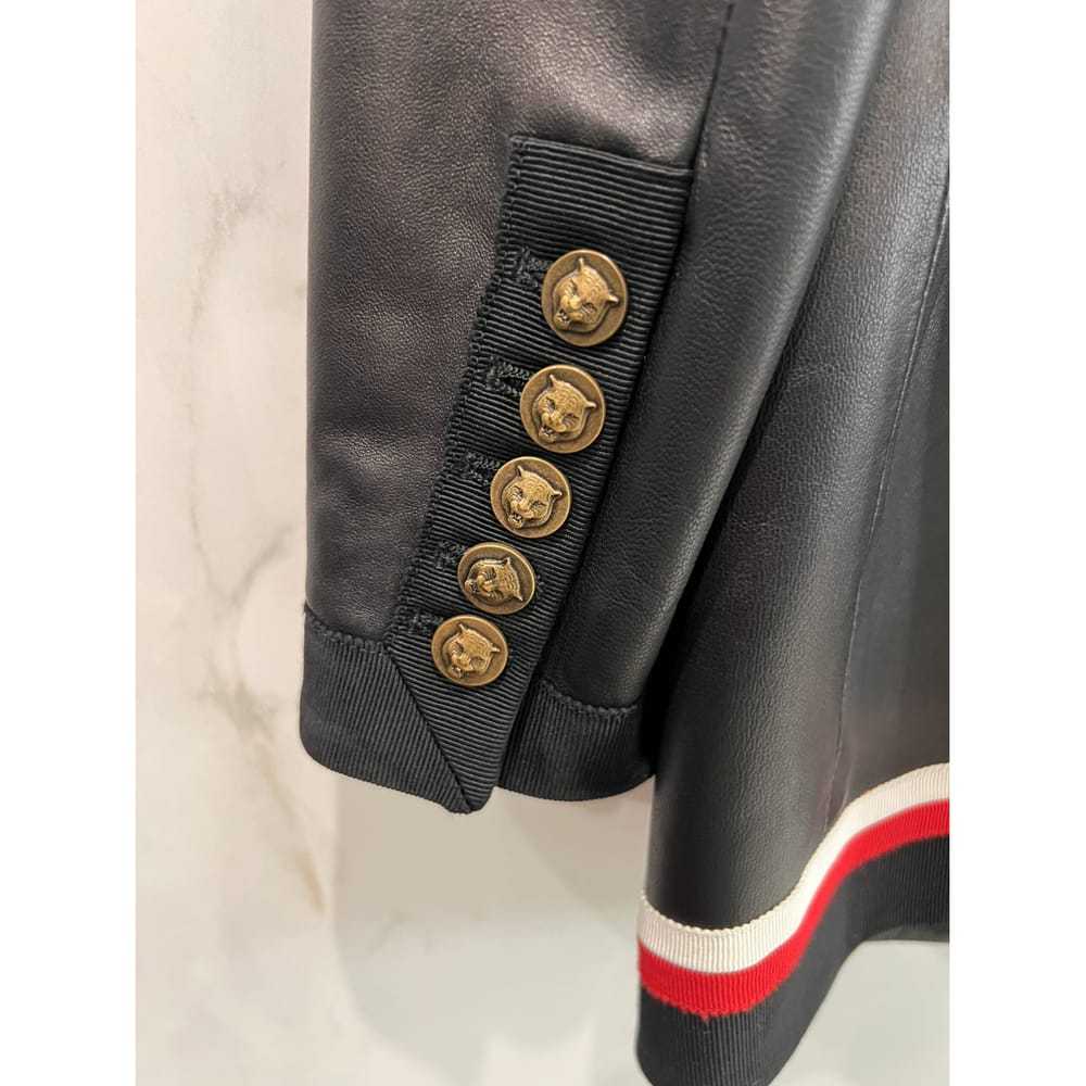 Gucci Leather blazer - image 5