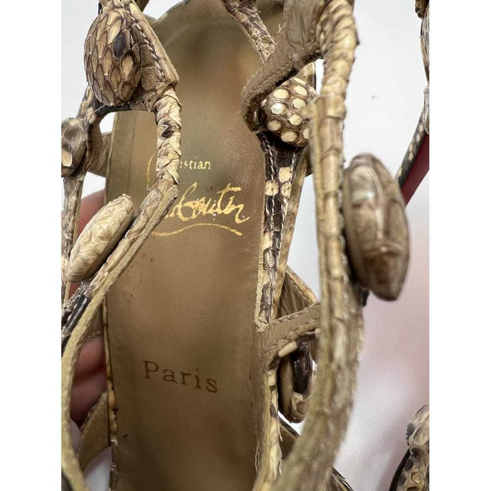 Christian Louboutin Python sandal - image 2