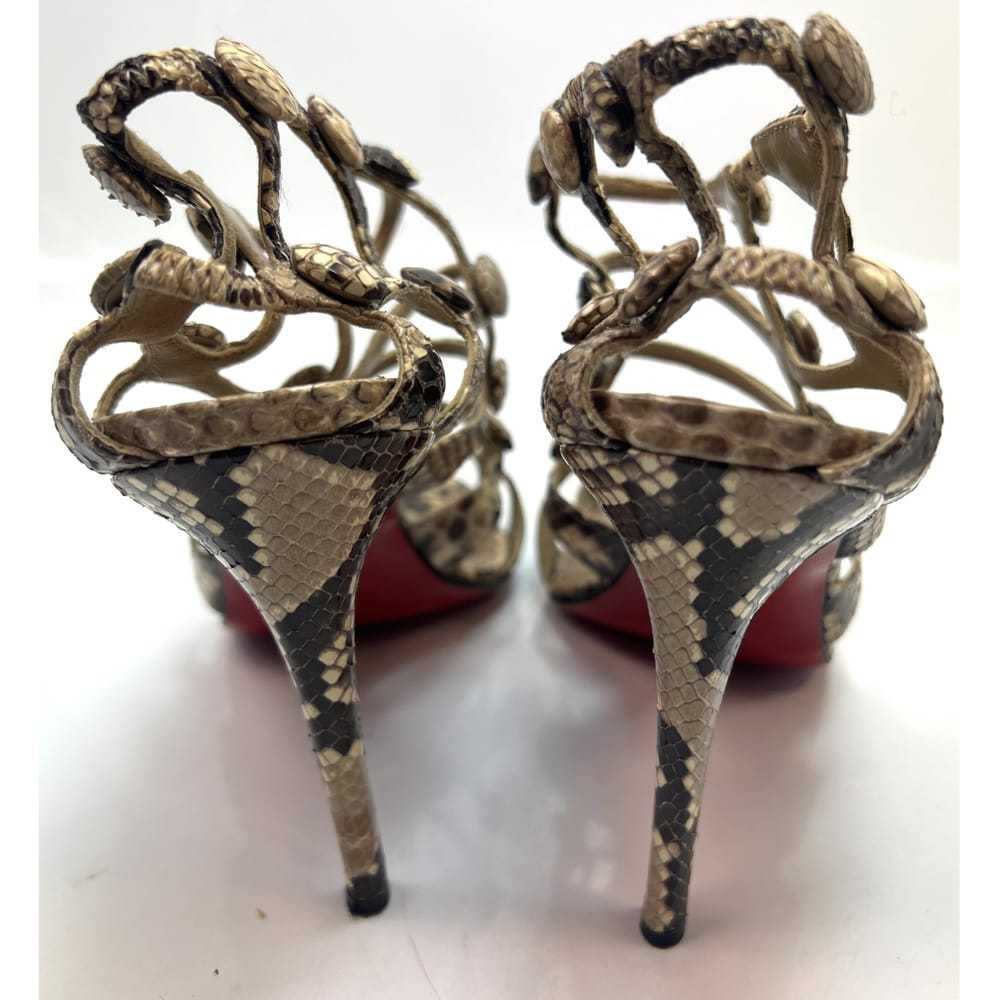 Christian Louboutin Python sandal - image 5