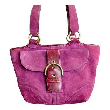 Signature sufflette leather handbag Coach Black in Leather - 31313348