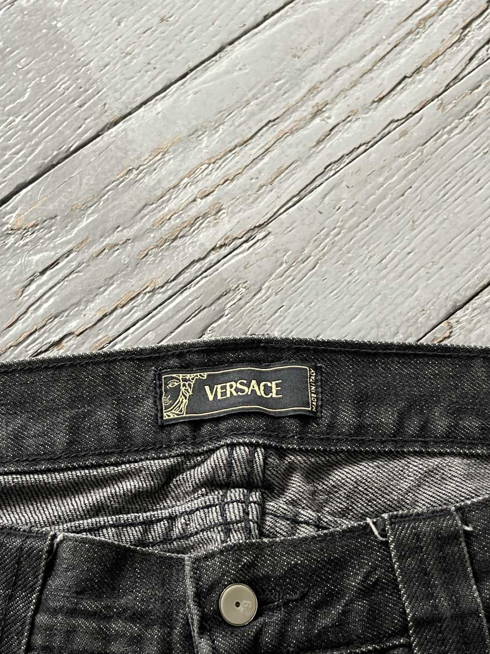 Versace × Vintage Vintage 90s Versace Bandage Den… - image 8
