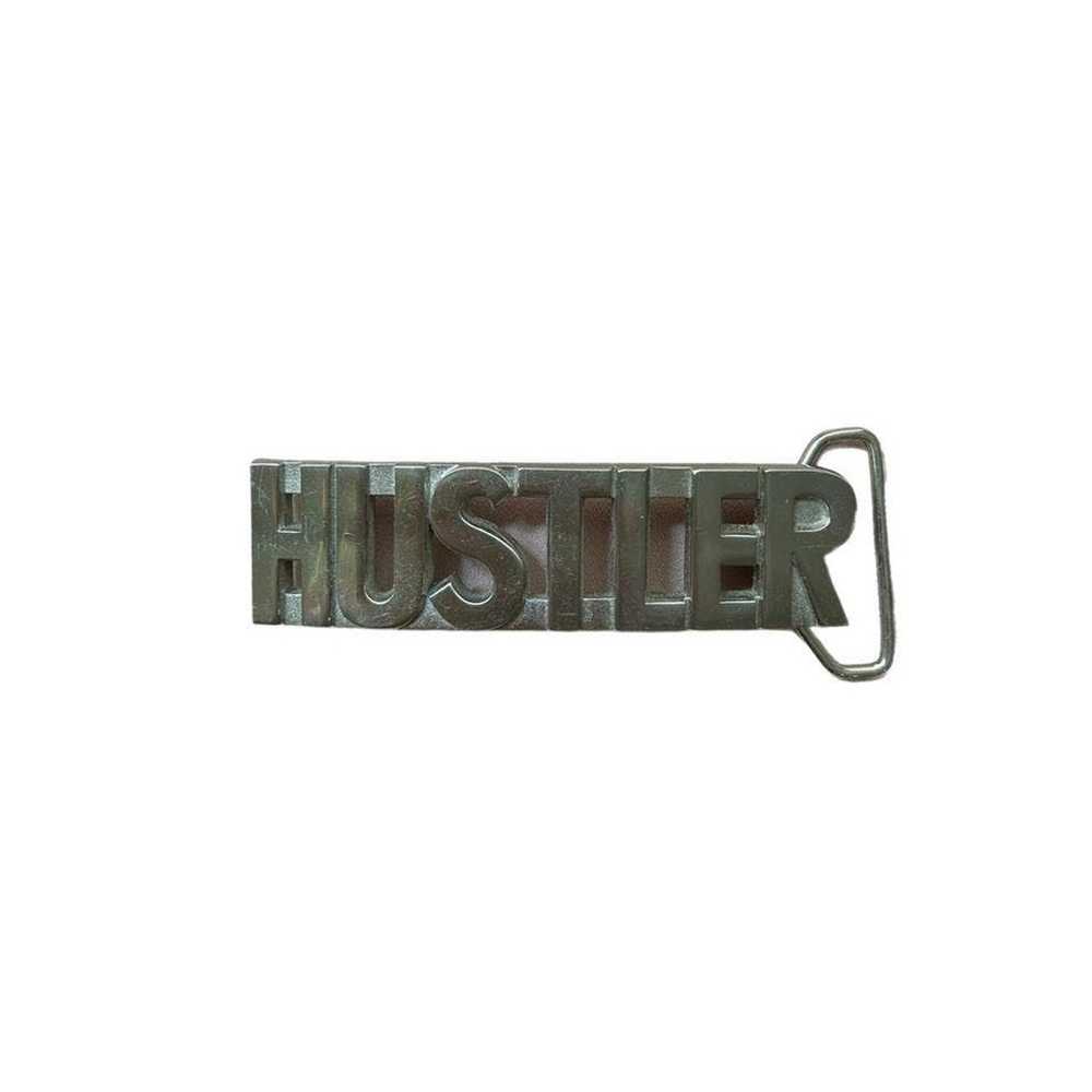 Vintage Hustler belt buckle - image 1