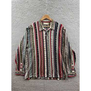 Coogi Nouveau Collection Coogi Button Pullover Tex