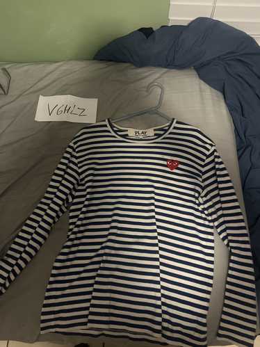 CDG CDG CDG Cdg striped shirt