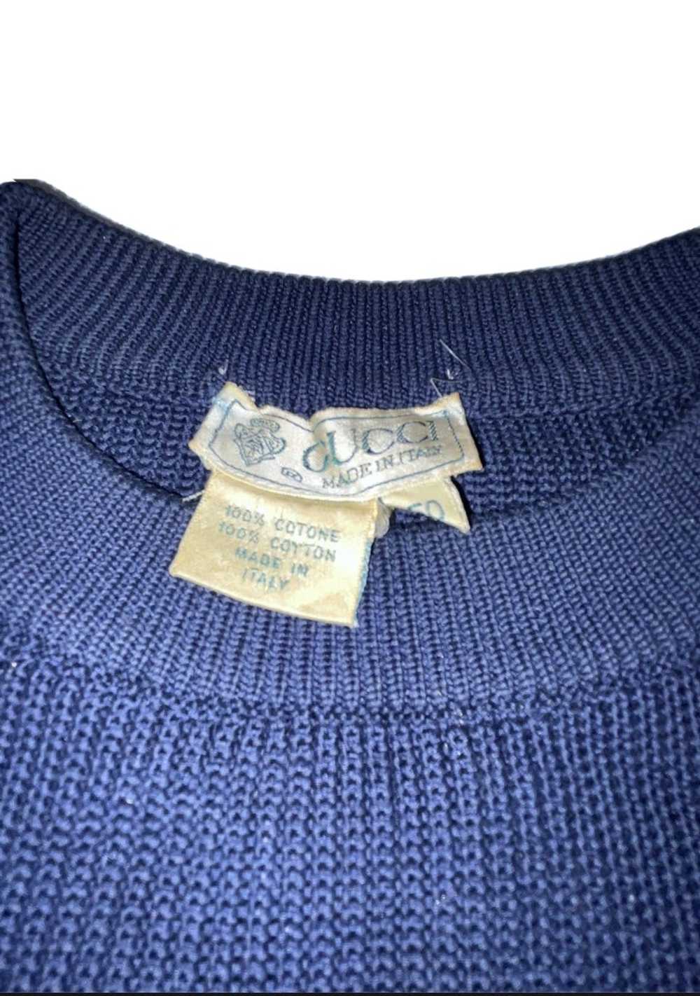Gucci × Vintage Vintage Gucci sweater from 80s - image 3