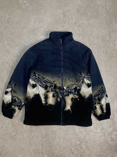 Vintage wolf fleece full - Gem