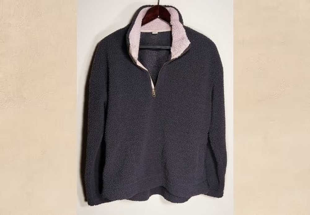 Old Navy Old Navy Fleece Gray Pink Neckline Women… - image 2