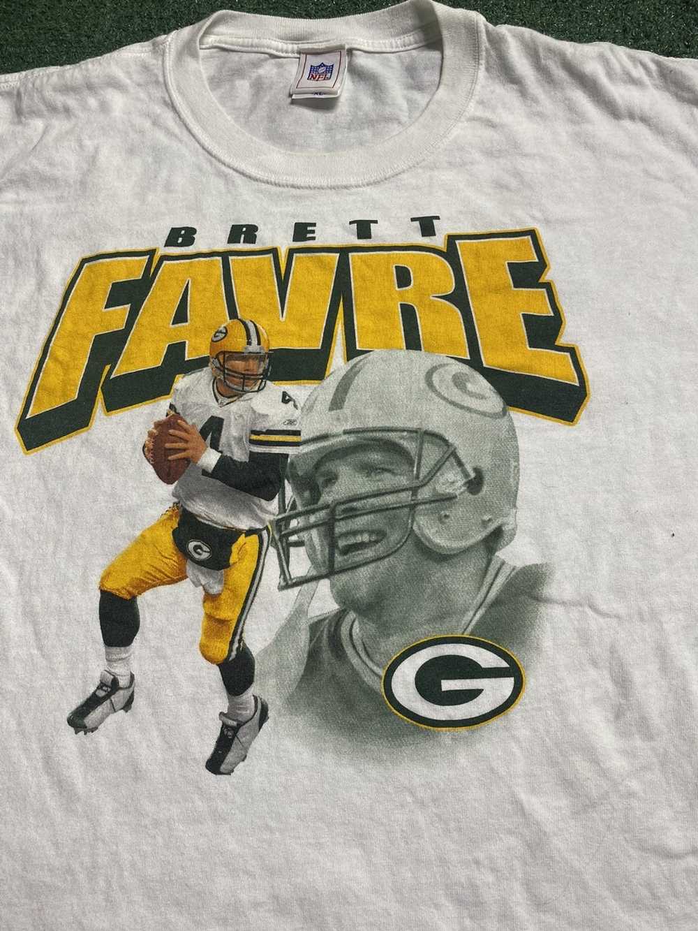 NFL × Vintage Green Bay Packers Brett Farve Tee S… - image 2