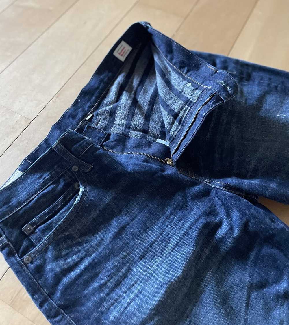 J.Crew Flannel-lined Japanese Indigo Denim Jeans - image 2