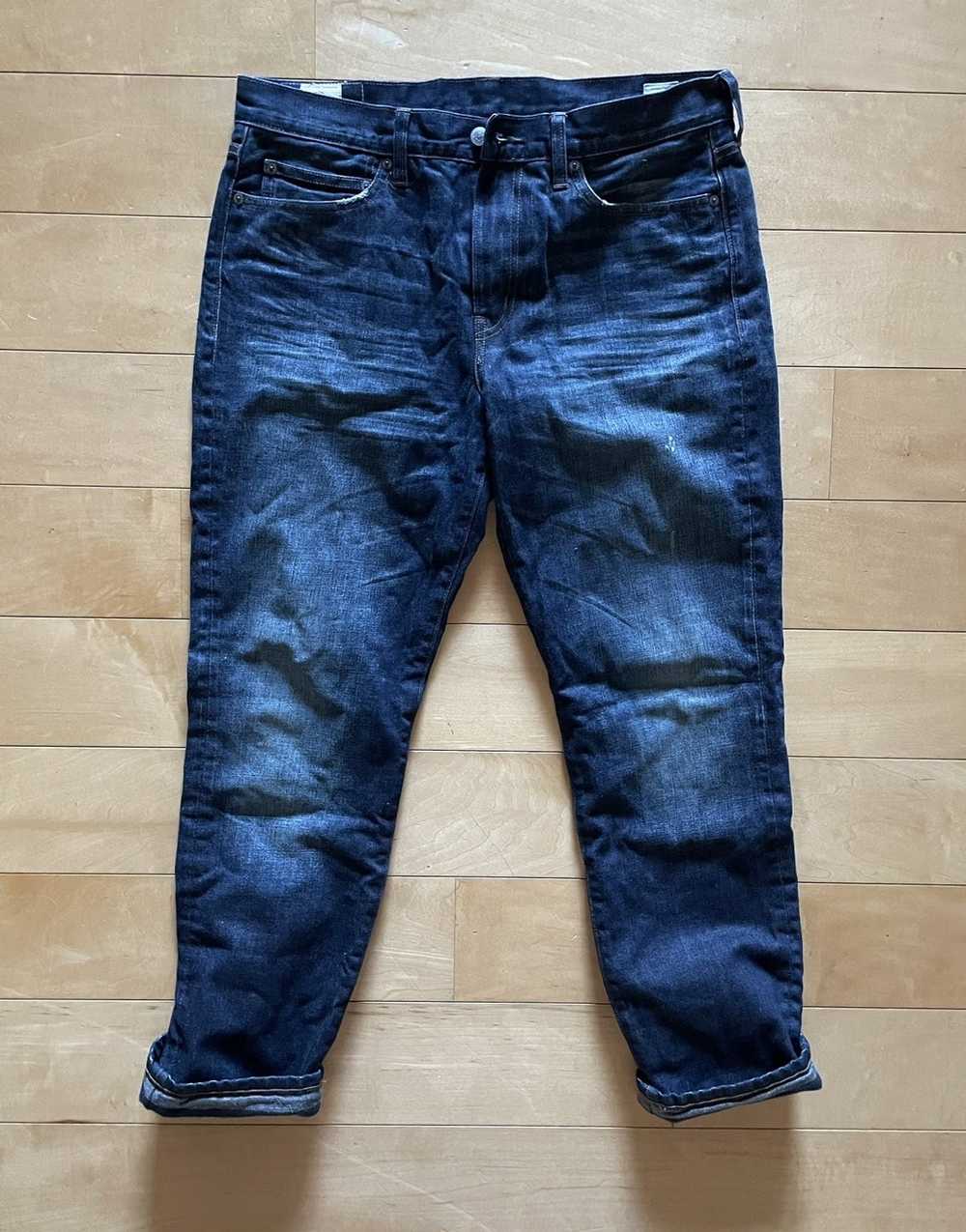 J.Crew Flannel-lined Japanese Indigo Denim Jeans - image 5