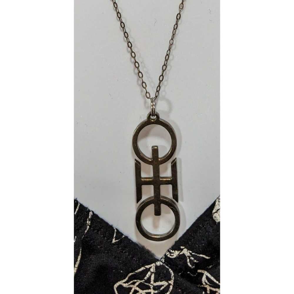 Other Silver Ohio Necklace - image 3