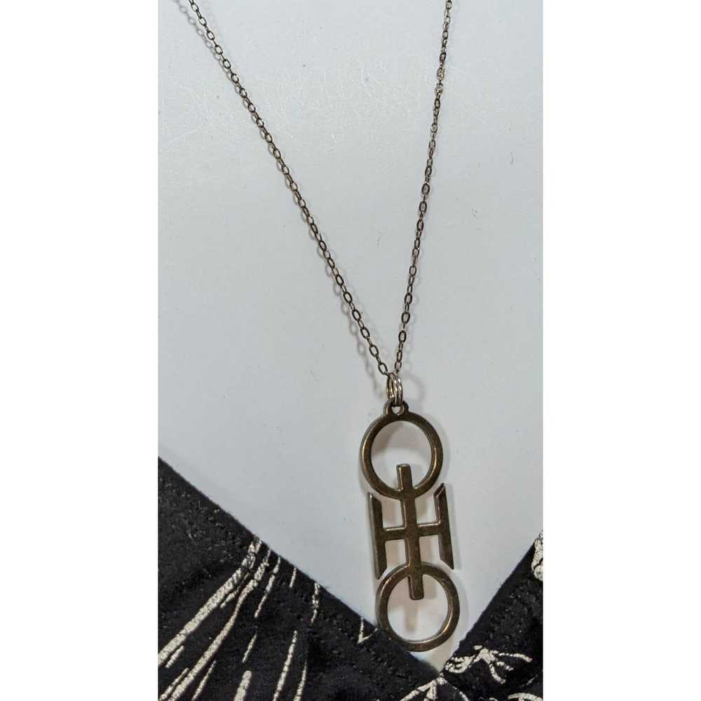 Other Silver Ohio Necklace - image 4