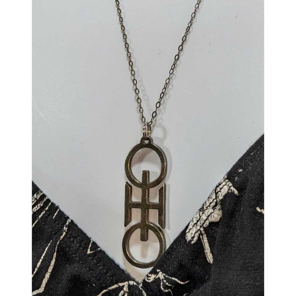 Other Silver Ohio Necklace - image 5