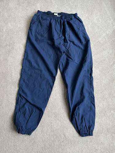Nike Vintage nylon navy blue track pants